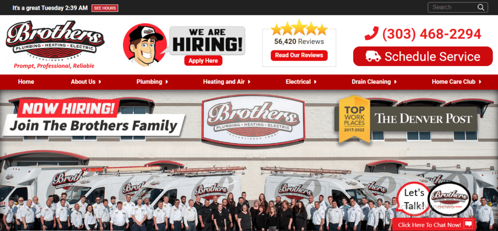 Brothers Plumbing, Heating, and Electric